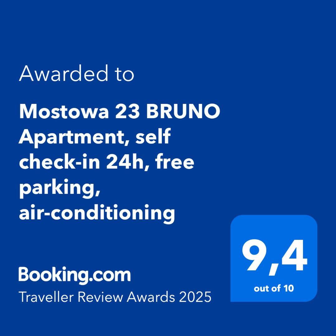 פוזנן Mostowa 23 Bruno Apartment, Self Check-In 24H, Free Parking, Air-Conditioning מראה חיצוני תמונה